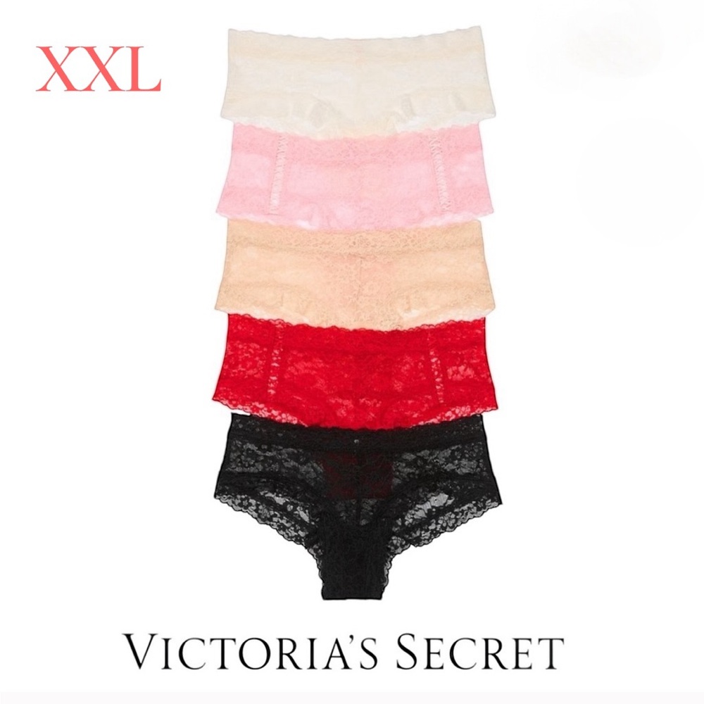 Victoria's Secret 5-Pack Lace Cheeky Panties Brand NEW Discount 52% off !